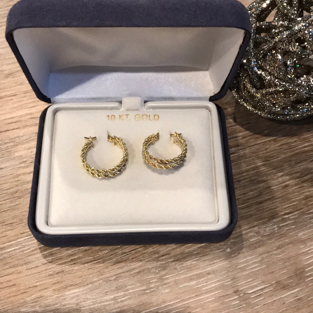 10KT Gold Hoop Earrings